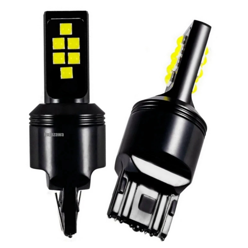 2 шт. Новый T20 7440 W21W WY21W CREE чип светодиодный задний стоп светильник с