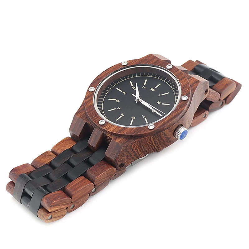 BOBO BIRD V-N18 Men Designed Luxury Watches All Wood Dressed Quartz Wrist Watch in Gift Box relogio masculino 2017
