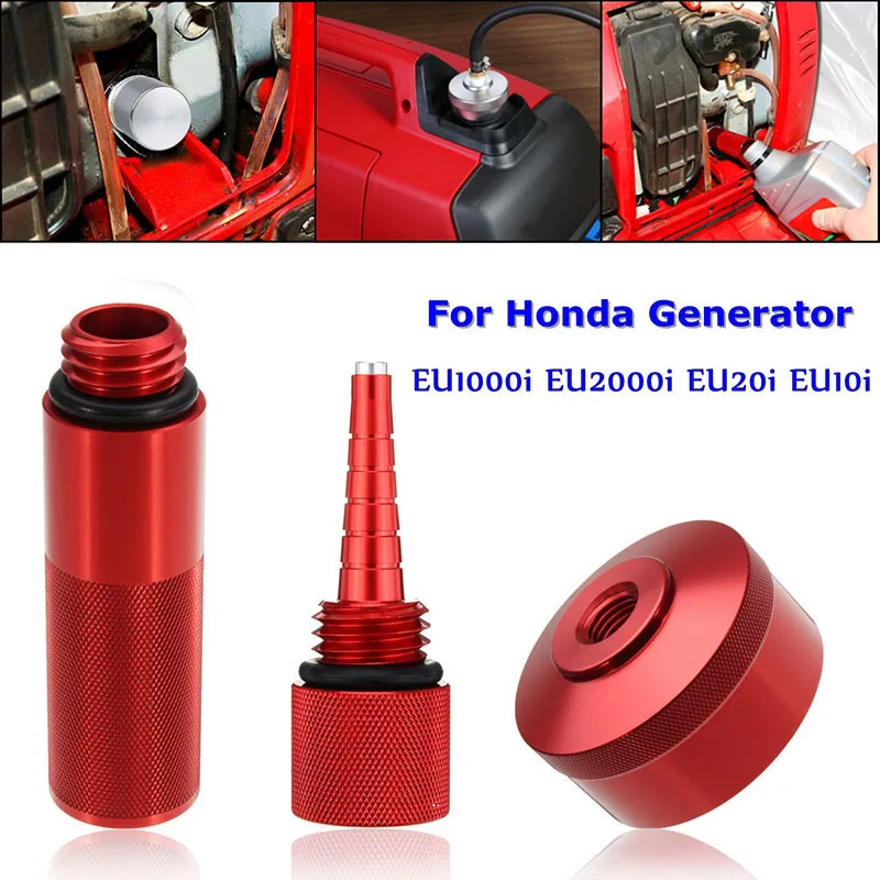 

CNC Extended Run Gas Cap +Oil Funnel +Dipstick for Honda EU1000i EU20i Generator