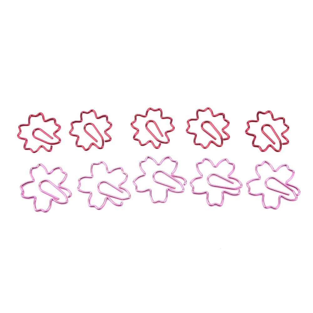 Лидер продаж милые Сакура Cherry Blossom Цветы Бумага Зажимы для книги маркеры Ежедневники Бумага Зажимы