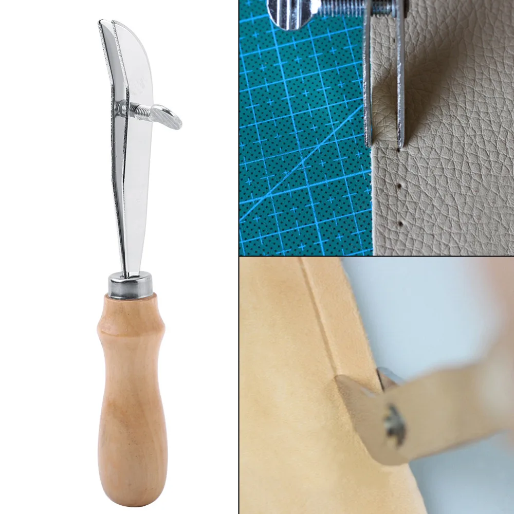 

Adjustable Outside Leather Edge Creaser Craft Tools DIY Handmade Leather Working Tools