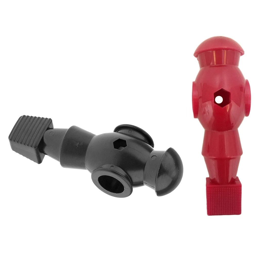 2pcs Durable Soccer Players Foosball Replacement For 1.4m Football Table Soccer Tables Foosball Table Players
