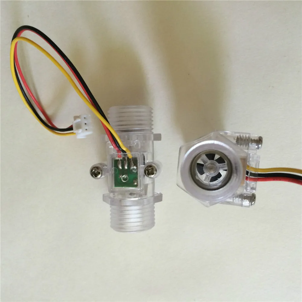 1/2" Water Plastic Hall flow rate sensor meterin Flow Sensors from Tools on