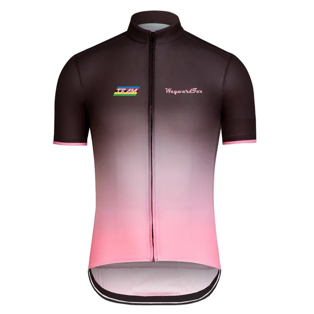 2017 Cycling Team WaywardFox pink jersey Men's cycling clothing bike