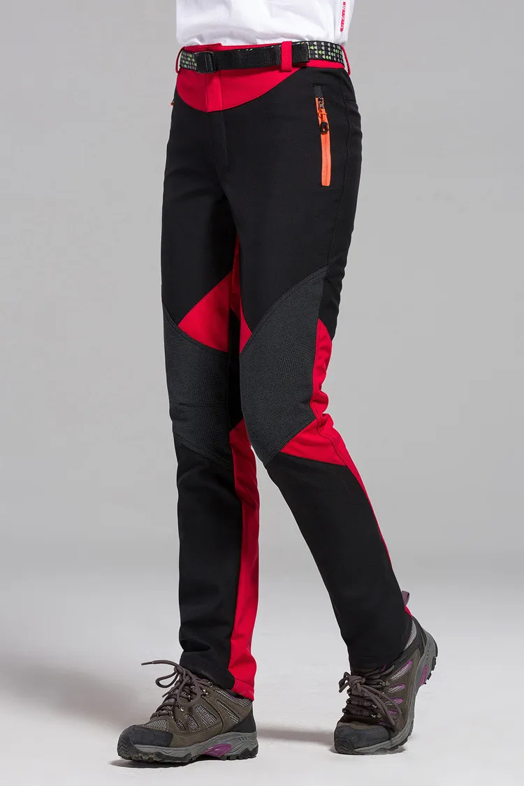 Inverno para Mulheres Esportes ao ar Velo Softshell Calças Térmicas Livre Marca Roupas Caminhadas Trekking Esqui Acampamento Feminino Va095 17 Inverno das mulheres velo softshell calças térmicas