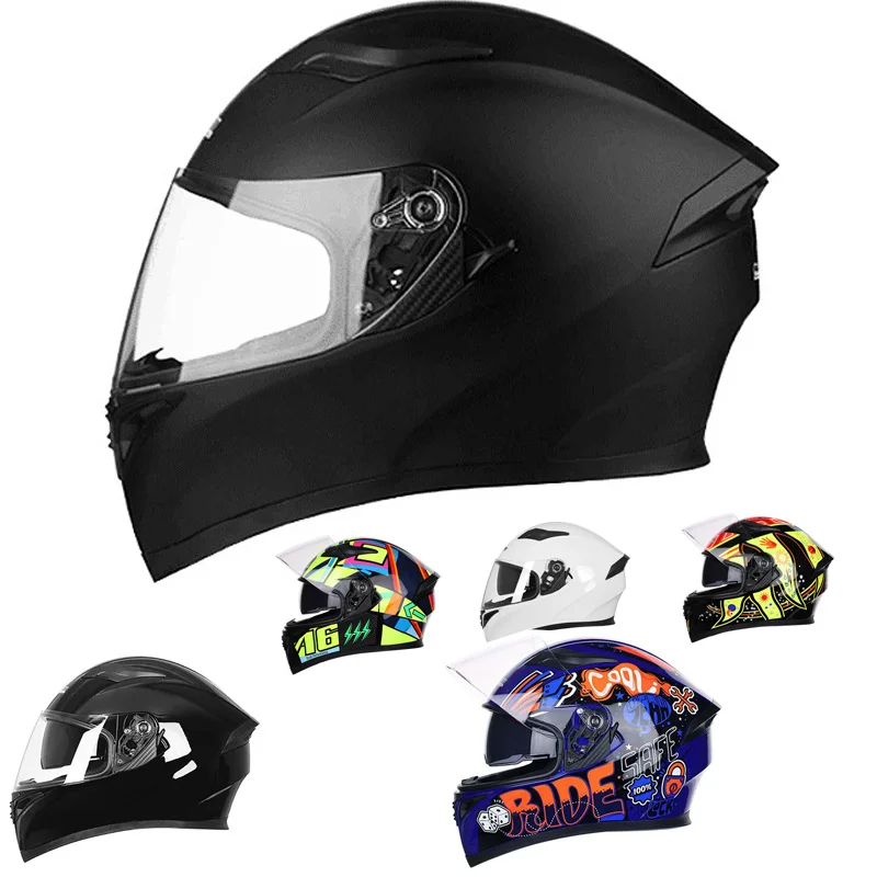 

New Winter Motorcycle double lens moto Bicycle Motocross Off Road Helmet ATV Dirt bike Downhill MTB DH Racing Helmet CrossHelmet