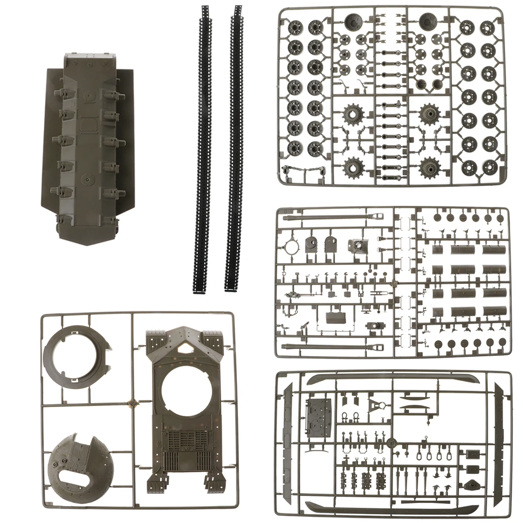 

1:35 Scale DIY Assembly WWII Soviet Union IS-3 Heavy Tank Army Diecast Model Building Kits Educational Collection Toy