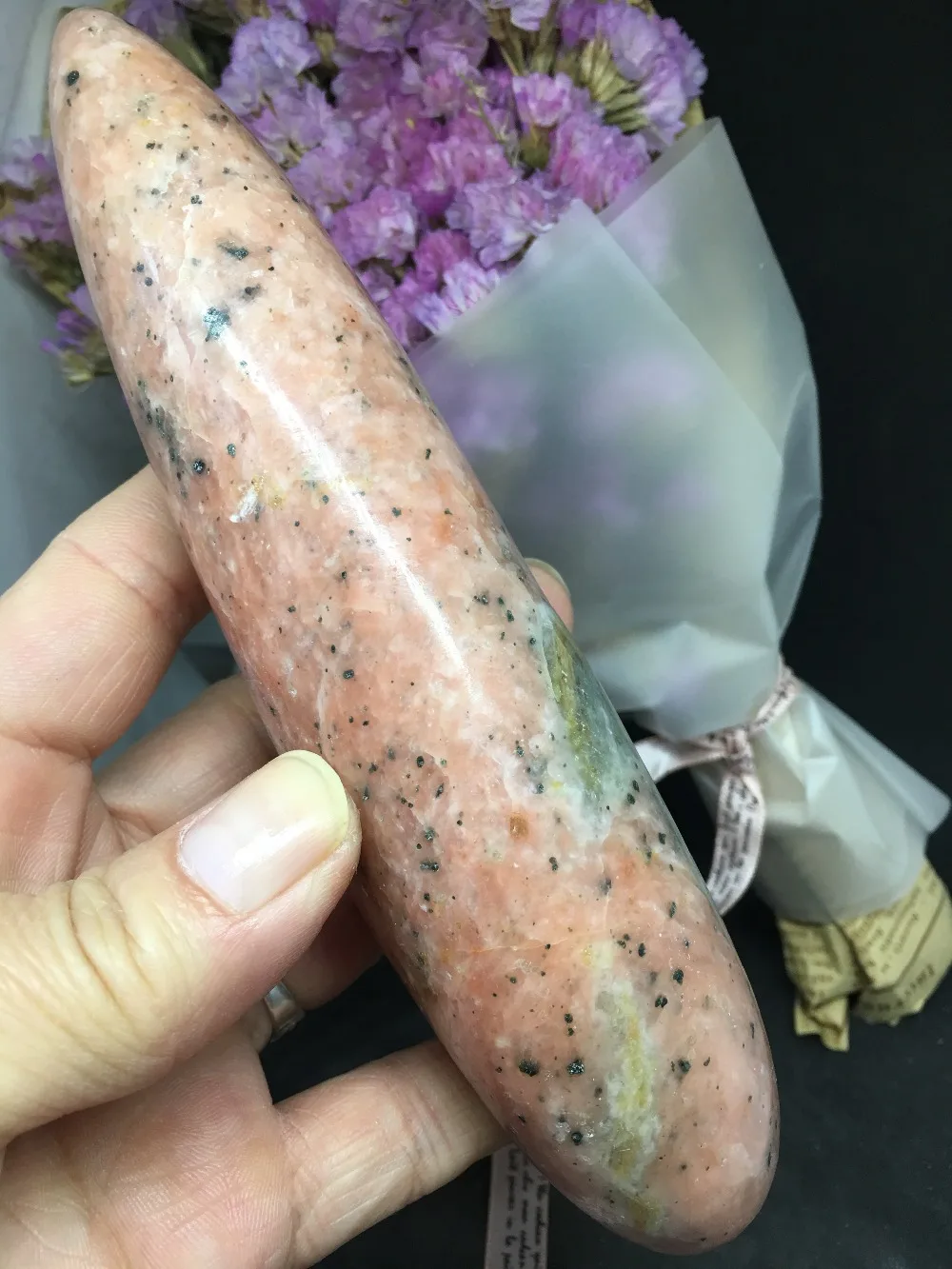 Естественная красота дождя цветок камни Массажная палка|beauty stick|beautiful flowerbeauty massage