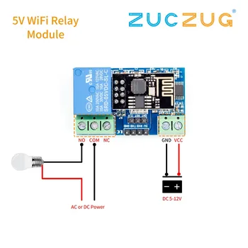 

ESP8266 5V WiFi relay module Things smart home remote control switch phone APP