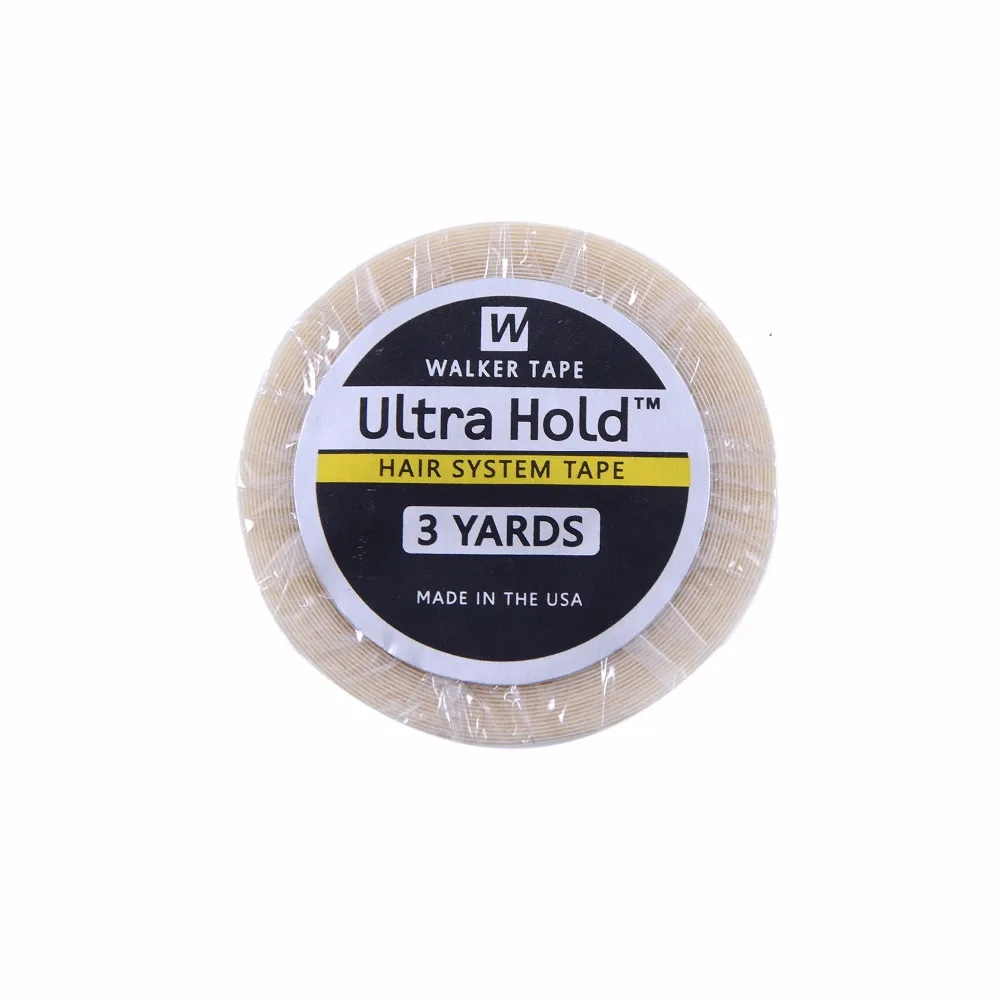 1 roll 0.8cm*3 yards super hair White tape double-sided adhesive tape for hair extension/lace wig/toupee