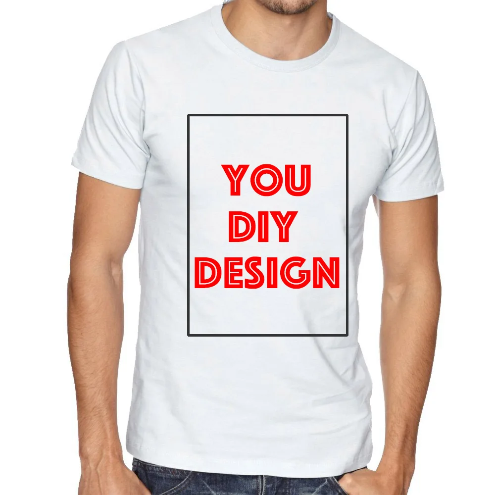 Customized T shirt Print Your Own Design DIY Photo Text Logo High ...