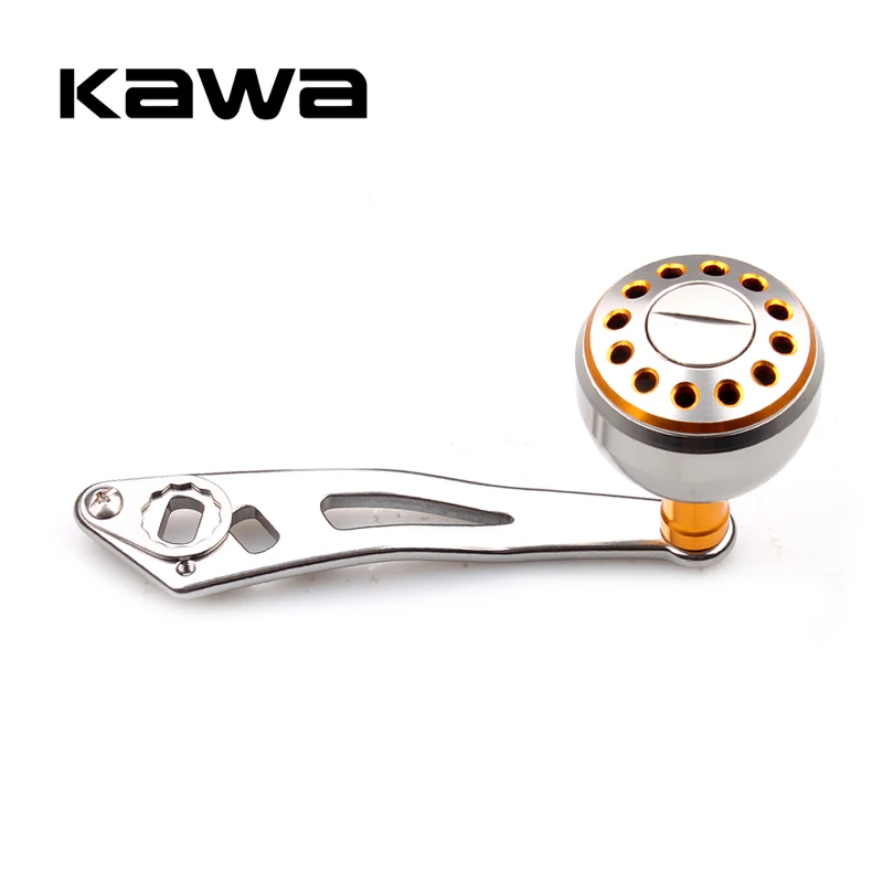 KAWA Fishing Reel Handle Aluminum Alloy Rocker Strong Durable Single Fishing Reel Handle for Baitcasting Reel Accessory KAWA Fishing Reel Handle Aluminum Alloy Rocker Strong Durable Single Fishing Reel Handle for Baitcasting Reel Accessory