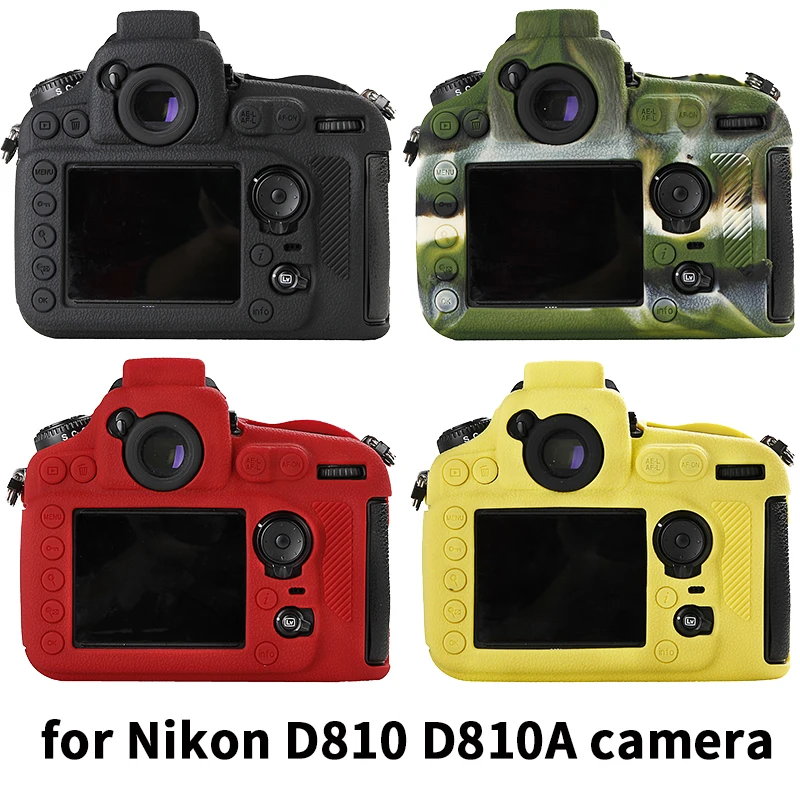 Легкая сумка для камеры NIKON D810 защитный чехол D810A камуфляжный черный желтый