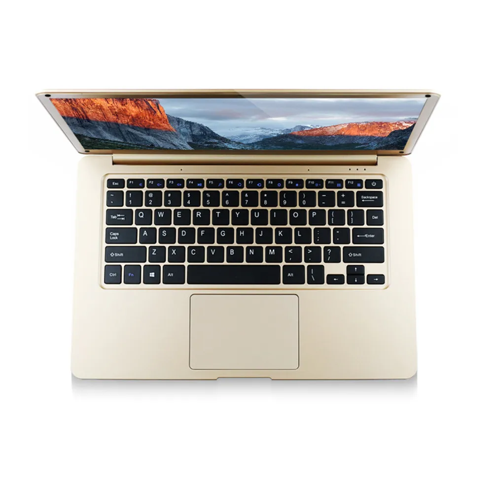 feed me 14 Inch Laptop 4GB RAM 64GB ROM Intel Atom X5 Z8350 Quad Core CPU Windows 10 HD Screen Notebook BT4.0 with HDMI Port