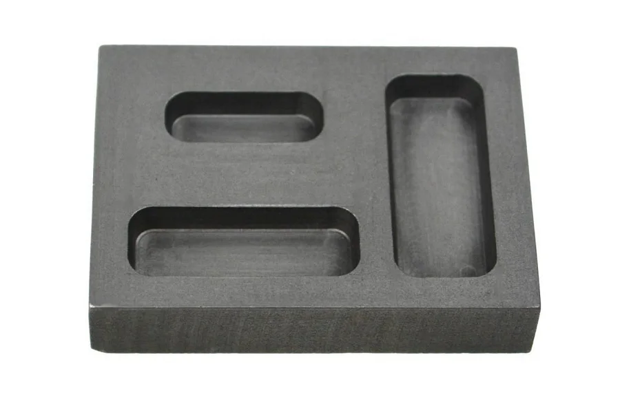 

FREE shipping Graphite Ingot Mold 2pcs for 1.75oz Gold bar casting / Melting Casting Refining metal Scraps