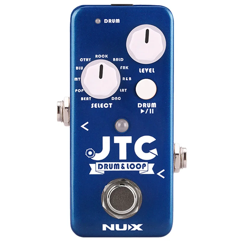 New NUX Mini Core JTC Guitar Looper Pedal Auto Detection Drum Machine Built in 11 drum rhythms