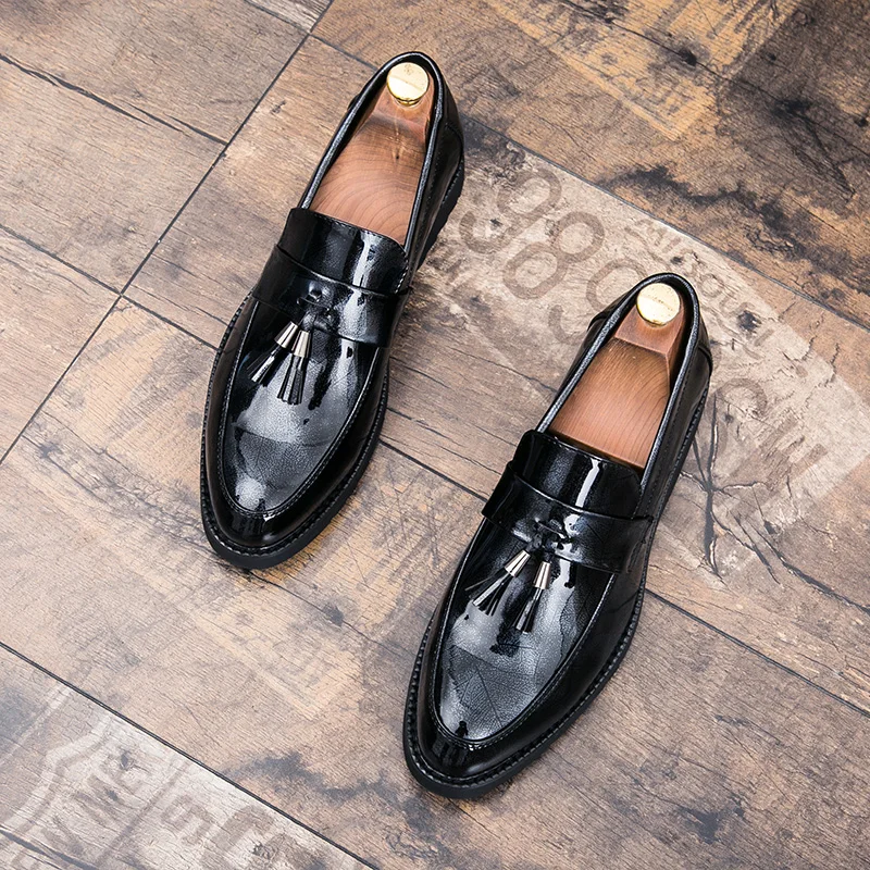cool designer shoes men mixed colors tassel footwear luxury brand camouflage italian formal dress evening moccasins homme flats (14)