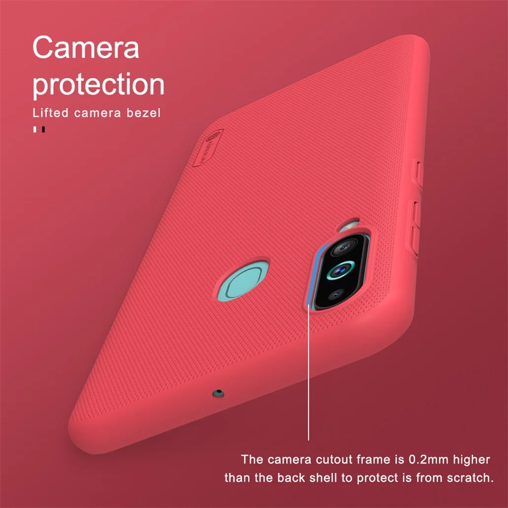 For Samsung Galaxy A60 Case Nillkin Phone Case Super Frosted Shield Hard PC Back Cover Black protector Case For Samsung A60 For Samsung Galaxy A60 Case Nillkin Phone Case Super Frosted Shield Hard PC Back Cover Black protector Case For Samsung A60