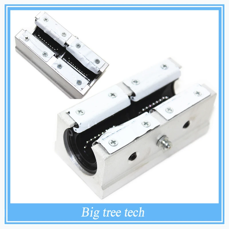 

Free shipping SBR20LUU 20mm Linear Ball Bearing Block CNC Router for 3D printer part