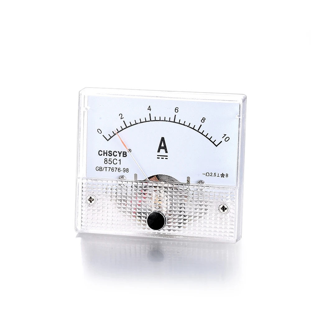 Professional analog dc ammeter range 0 10A panel current meter ammeter