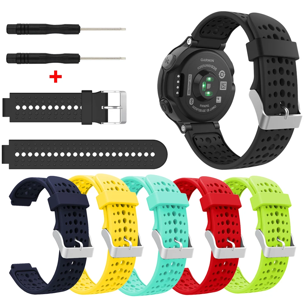 

Silicone Replacement Watch Band for Garmin Forerunner 230 / 235 / 220 / 620 / 630 / 735XT / 235 Lite watch Outdoor Sport Watch