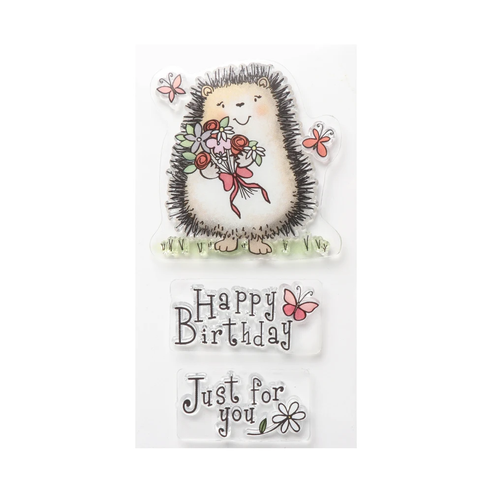 

1PC DIY Cute Happy Birthday to You Silicone Rubber Stamps Scrapbook Paper Craft Clear Stamp Scrapbooking for DIY Album Decoratio