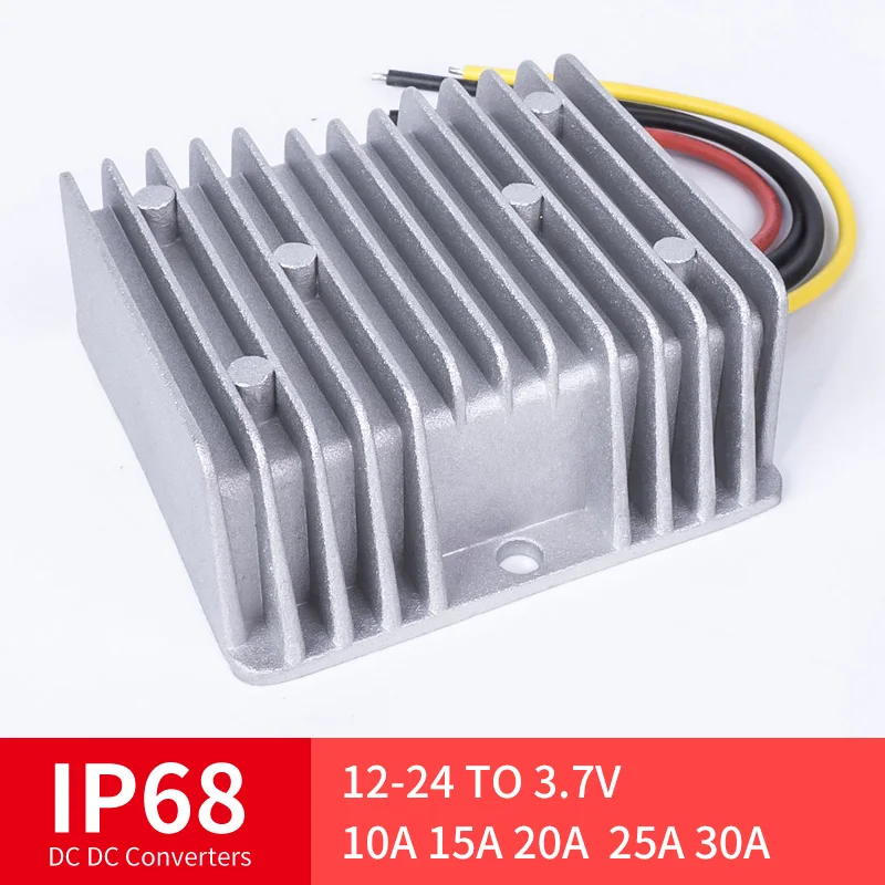 

12-24 TO 3.7V 10A 15A 20A 25A 30A High Quality DC Converter Step-Down DC Voltage Regulator Voltage Mutual, Suitable for Automot