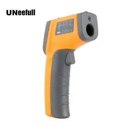 UNeefull Бесконтактный цифровой лазерный инфракрасный термометр GS320-50 ~ 360C (-58 ~ 680F) ИК пирометр ЖК-дисплей Температура метр дулом пистолета