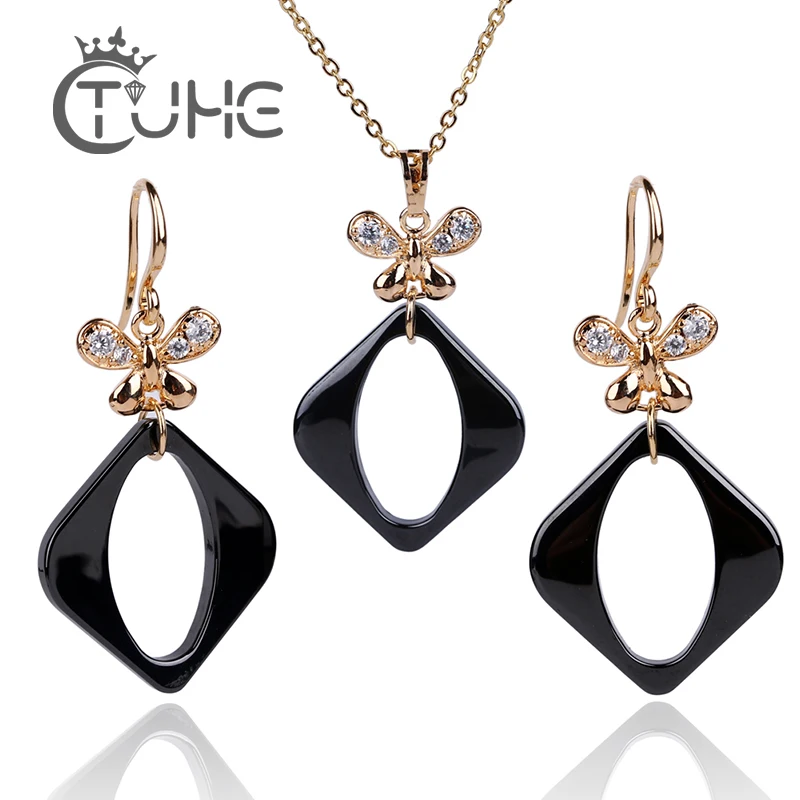 

Geometric Shape Ethiopian Jewelry Sets Necklace Earrings For Women Gold Russian Gift Ethiopian Jewelry/Nigeria/Congo/Ghana Sets