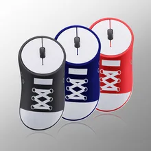 Портативная беспроводная мышь 2,4G Ультра-Бесшумная обувь в форме мыши для компьютера ноутбука ND998