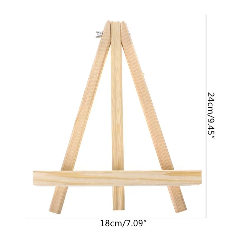 ZHUTING Высокое качество 18X24 см Mini художник деревянный мольберт Свадебные настольные таблички стенд Дисплей держатель для вечерние украшения