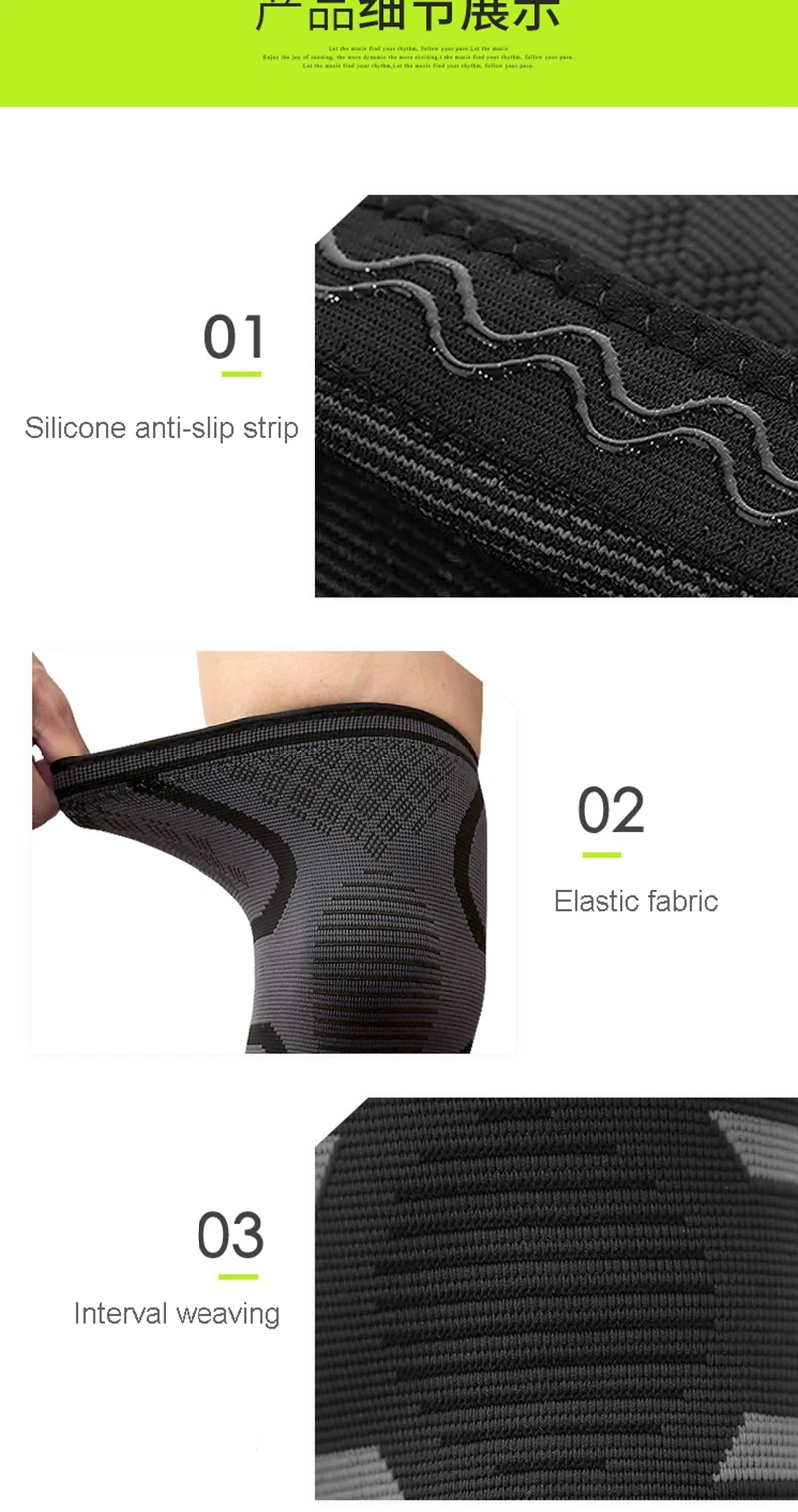 1PCS Breathable Basketball Football Sport Safety Kneepad Volleyball Knee Pads Training Elastic Knee Support Knee Protect (1)