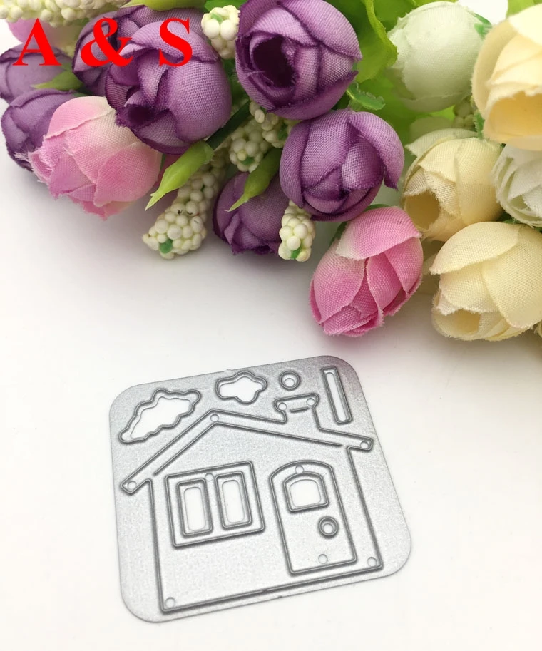  Q89 METAL CUTTING DIES Puzzle House Scrapbook card invitation paper craft party decor embossing ste - 32829207910