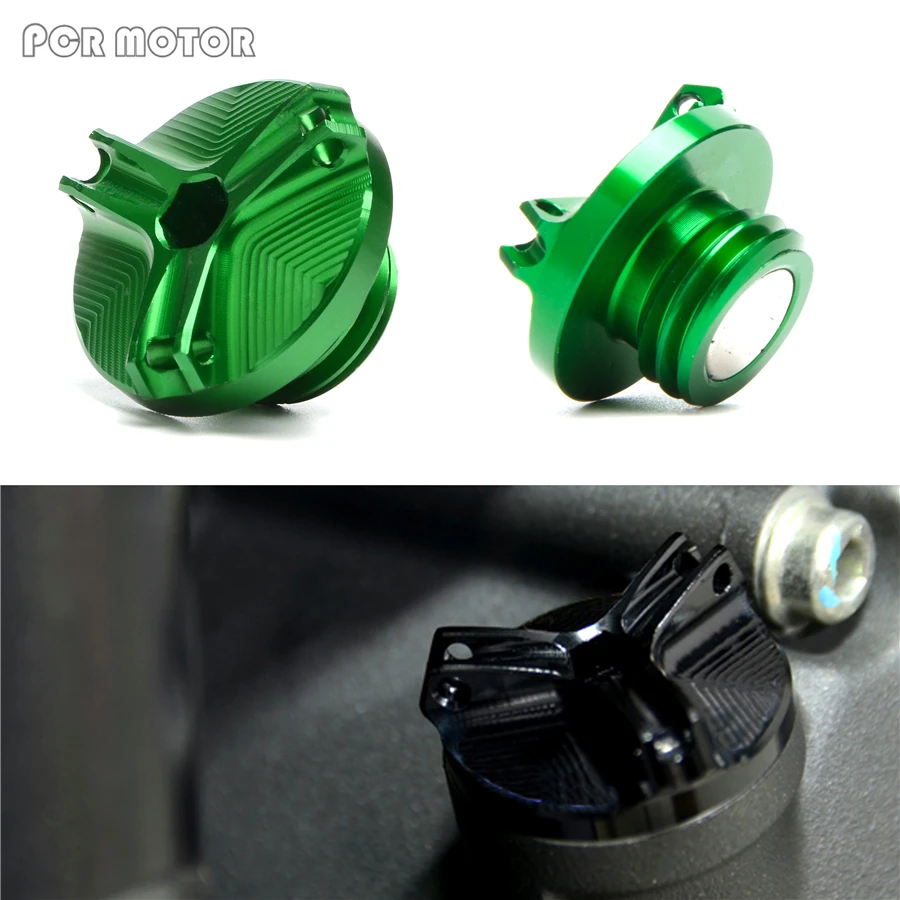 motorcycle Engine Oil Cap cnc Filler Cover plug M20*2.5 For kawasaki
