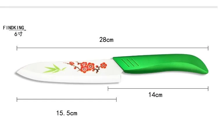 Новое поступление "+ 4"+ "+ 6"+ Овощечистка+ держатель для ножей набор керамических ножей Высокое качество кухонные ножи белое лезвие с рисунком