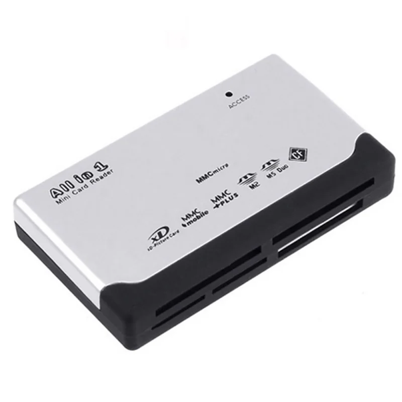 USB 2,0 все в одном устройство чтения карт памяти для SD XD MMC MS CF SDHC TF Micro SD чтения и записи флэш карты памяти