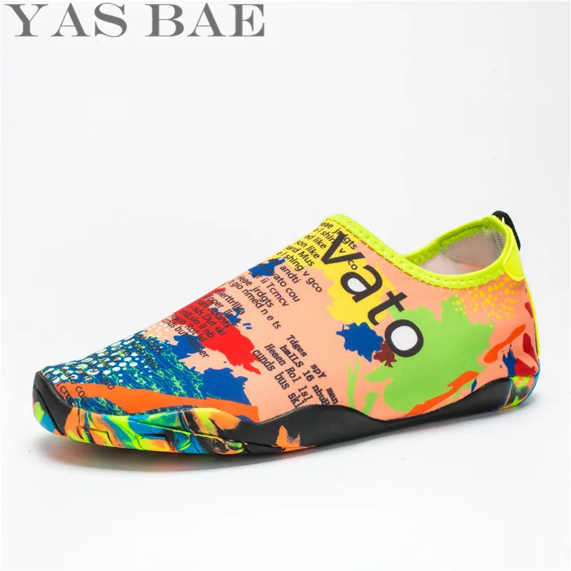 Yas Bae, распродажа, китайский бренд, дизайн, резиновая обувь для плавания, уличная, нескользящая, дышащий светильник, обувь для женщин и мужчин, большие размеры