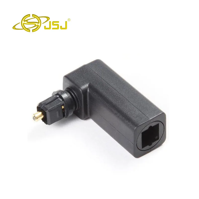 

JS Fiber optic adapter spdif elbow fiber optic extension of the mouth of the first male audio fiber adapter free shipping