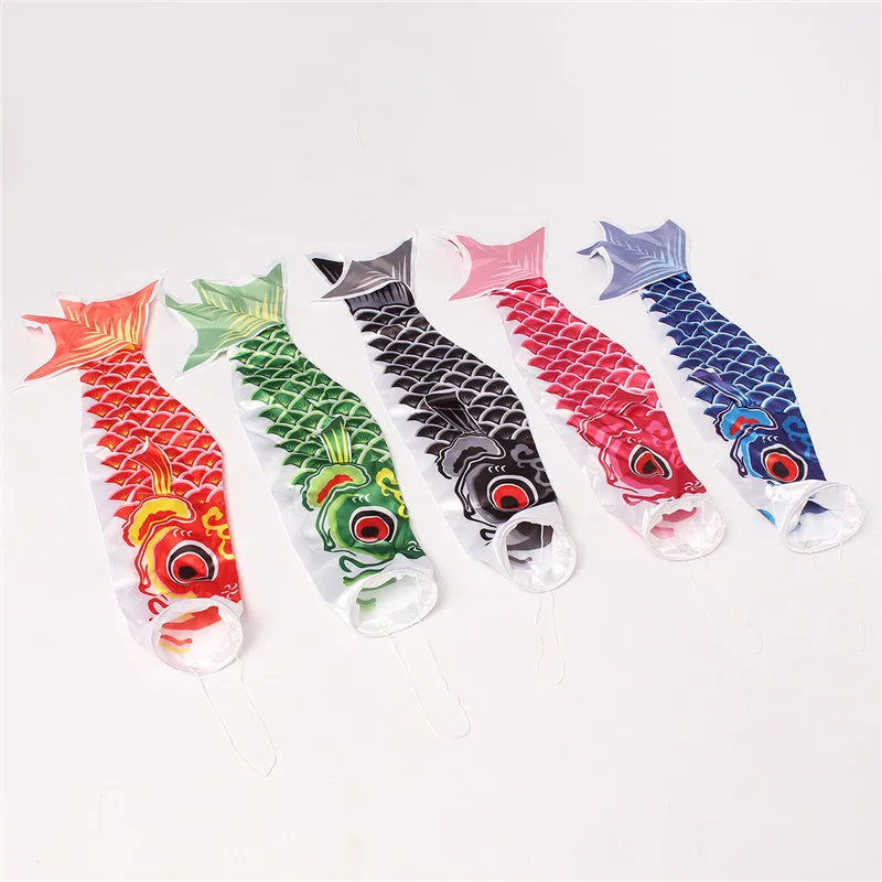 

100cm Outdoor Koi Nobori Japanese Style Colorful Carp Wind Sock Koinobori Fish Fish Flags Kite Hanging Decor