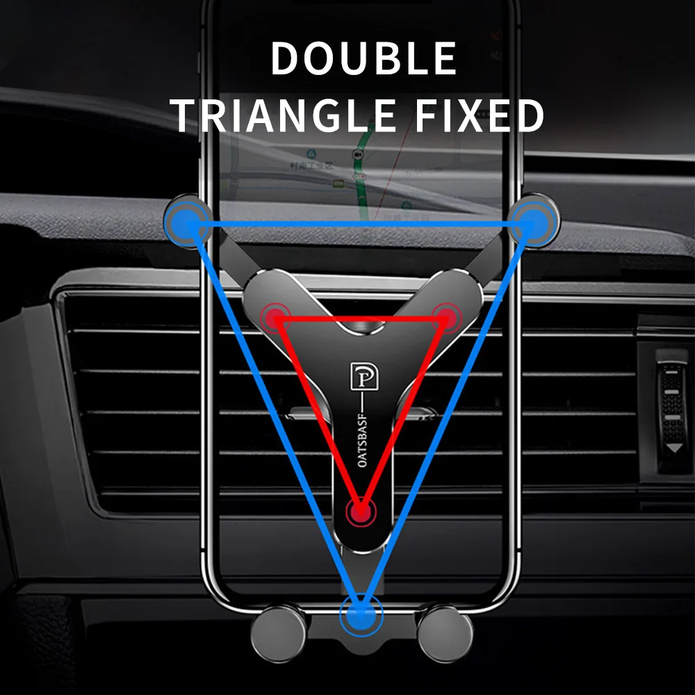 

KISSCASE Gravity Car Phone Holder For iPhone 11 XR 7 Metal Car Air Vent Mount Bracket For Samsung A50 Mobile Phone Stand Holders