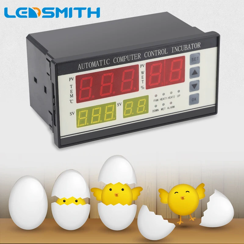 

LEDSMITH XM-18 Automatic Incubator Controller Temperature Humidity Controller For Egg Hatcher