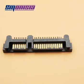 

10pcs/lot SATA 7 +15Pin Connector 22pin SATA Socket Public Seat SMD Plate