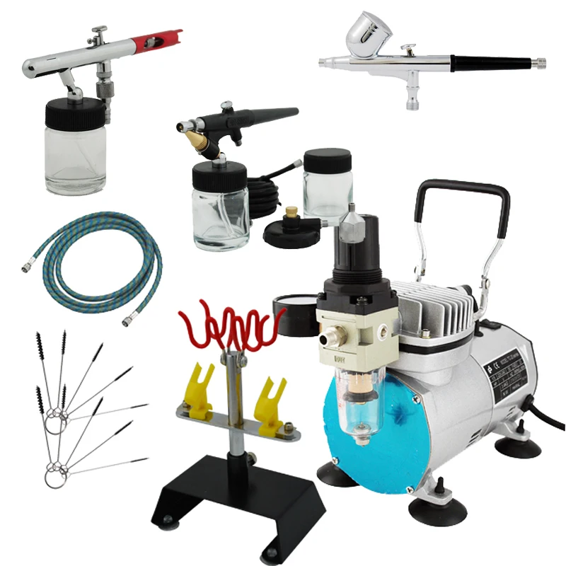 

Colopaint Airbrush Cake Decorating Air Compressor Kit Body Paint 220V/50HZ