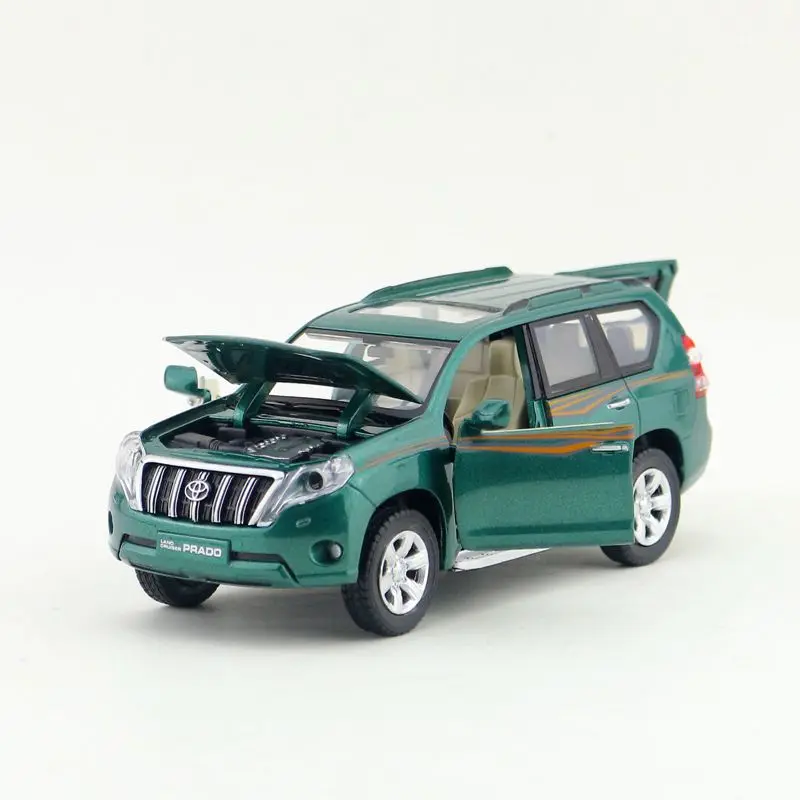 1:32 весы/литая модель игрушки/Toyota Land Cruiser Prado SUV/звук и светильник/оттягивающая обучающая Коллекция/для детей/подарок