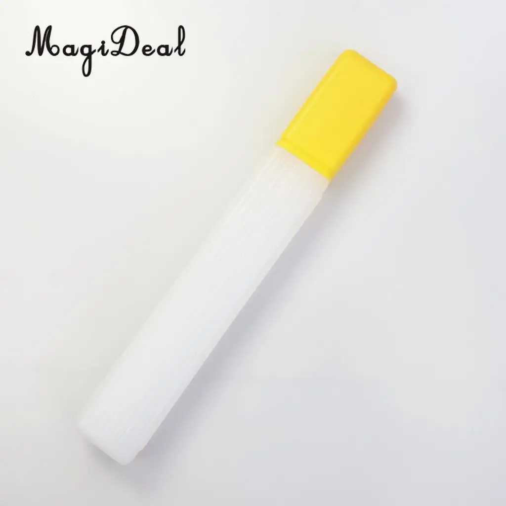 41x6cm Plastic Clear Knitting Needle Crochet Hook Tube Case Holder Storage Case 