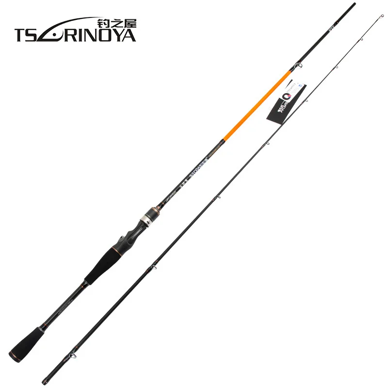 Tsurinoya  PIONEER 2.12m M ML Power Carbon Fishing Rod FUJI O Guide Ring Carbon Fiber Rod Bass Rod Spinning Casting Fish Rod