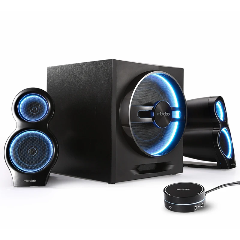 Microlab T10 LED HIFI Bluetooth Wireless Speakers Home