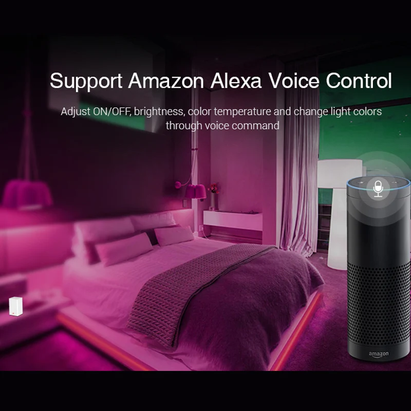 USB Led WiFi беспроводной пульт дистанционного управления Amazon Alexa голосовой смартфон приложение led управление ler совместимый Mi Light 2,4G радиочастотный продукт серии