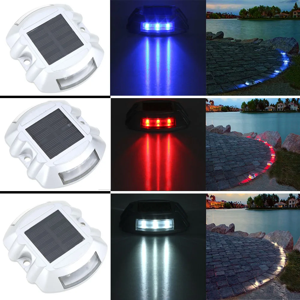 Us 12 62 32 Off Solar Led Dock Path Deck Road Stud Maker Light Waterproof Security Lights Lamp Outdoor Driveway Pathway Yard Garden Step In Us 12 62 32 Off Solar Led Dock Path Deck Road Stud Maker Light Waterproof Security Lights Lamp Outdoor Driveway Pathway Yard Garden Step In