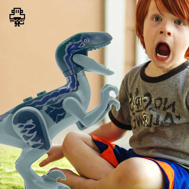 

Legoing Building Blocks Dinosaurs World Park Animals Model Figures Building Blocks Kids Toys Juguetes Compatible with LegoING